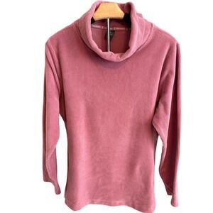 Free Country Womens Cowl Neck Sweater XL Casual Relaxed Ribbed Cabincore